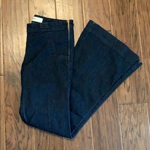 Dark blue high waisted jeans size 10